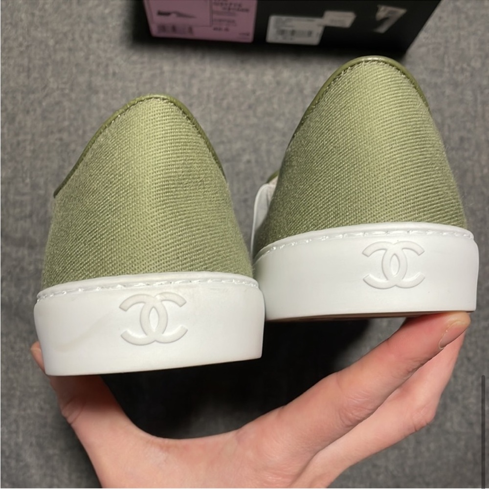 Chanel slip on sneakers, 40.5, NWT - Picture 6 of 10